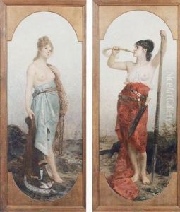 La Caccia by Alexandre-Louis Leloir