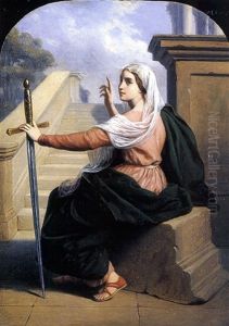 Sainte Victoire by Jean-Baptiste Auguste Leloir