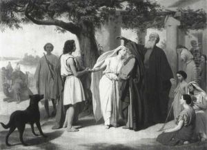 The Sad Farewell by Jean-Baptiste Auguste Leloir