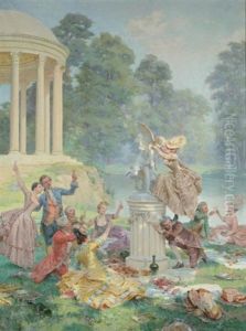 Le Temple De L'amour by Maurice Leloir