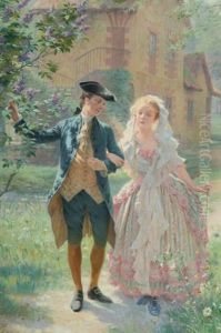 Conversation Galante Au Hameau