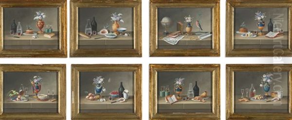 Still Lives On Stone Ledges (8 Works) - view 1