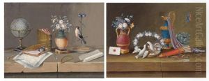 Still Life (+ Another; Pair) by Paul Lelong