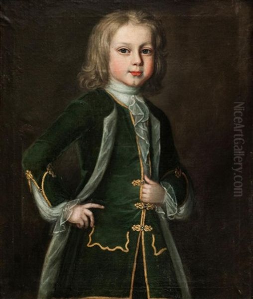 Portrait Of A Boy Standing - view 1