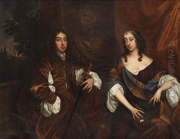 A Double Portrait Of Arthur Capel, 1st Earl Of Essex And Elizabeth, Countess Of Essex - view 1