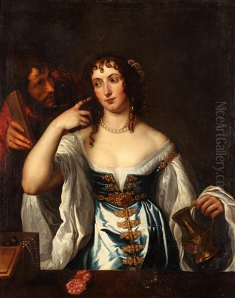 Portrait Of Lady At Vanity - view 1