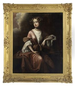 Portrait Of A Lady, Possibly Elizabeth Cromwell Southwell by Sir Peter Lely