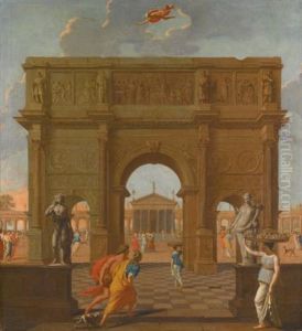 Mercure Et Herse by Jean (Lemaire-Poussin) Lemaire