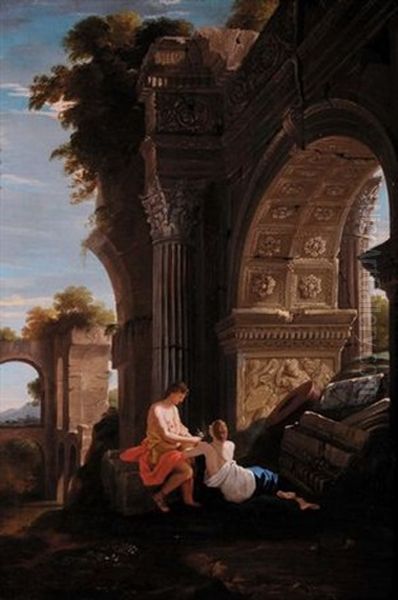 Arco Romano Con Personaggi - view 1