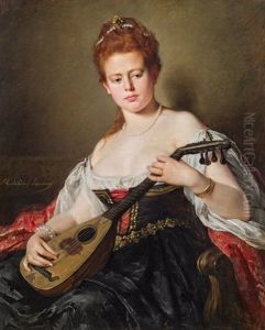 Dame Mit Mandoline Dame Mit Mandoline