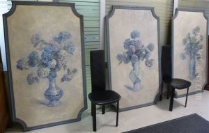 Bouquets D'hortensias (4 Works)