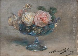 La Composition Aux Roses by Madeleine Jeanne Lemaire