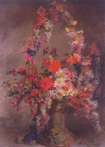 An Autumn Basket by Madeleine Jeanne Lemaire