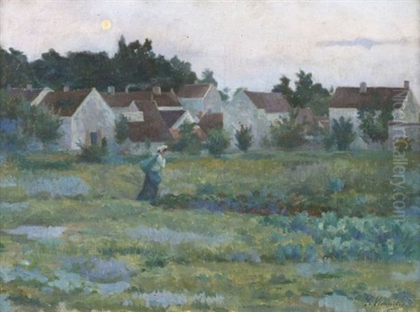 Paysanne Sous Un Clair De Lune, Montigny-sur-loing - view 1