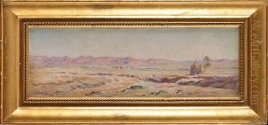 Paysage Du Sahara by Gustave Lemaitre