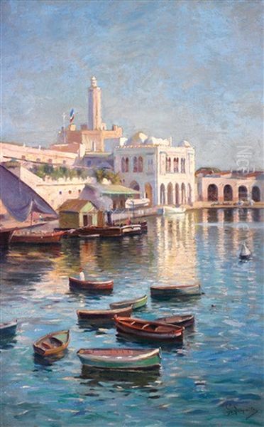 Barques Devant L"amiraute D"alger - view 1