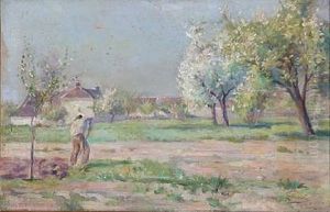 A Man Gardening