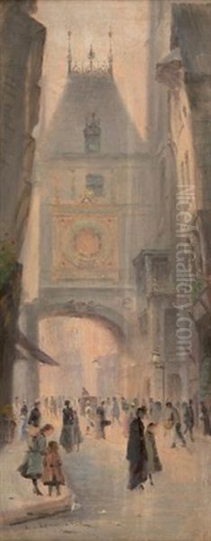 Rue Le Gros-horloge, Rouen - view 1