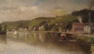 Bords De Seine A Croisset by Leon Jules Lemaitre