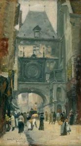 Rouen, Le Gros Horloge by Leon Jules Lemaitre