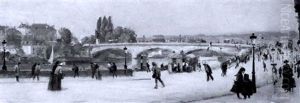 Vue De Ville by Leon Jules Lemaitre