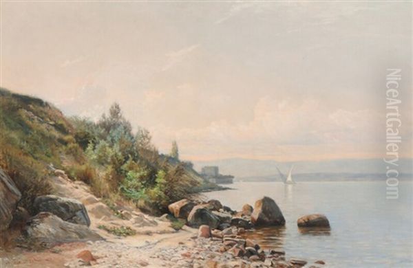 Scenery From Lake Geneva - view 1