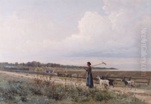 Le Chemin De Fer, Pont De Dranse, Le Bouveret by Nathanael Lemaitre