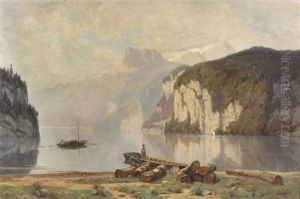 Blick Von Brunnen Auf Den Urnersee
