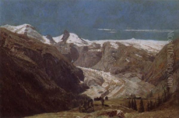 Der Aletschgletscher Im Sommer - view 1