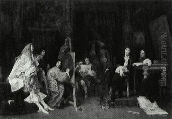 Moliere Posant Chez Mignard - view 1