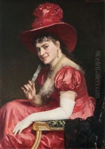 A Woman In A Red Dress