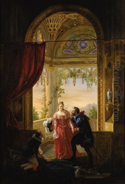 Henri Iv And His Mistress - view 1