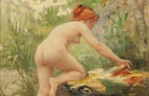 Female Nude Bather