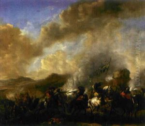 Batalj Med Den Svenska Armen by Johann Philipp Lemke