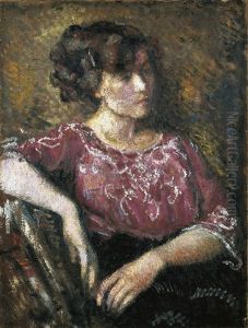 Young Woman, Seated (1911) by Georges Lemmen