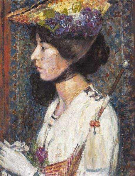 Le Modele Au Chapeau (+ Le Jardin, Verso) - view 1