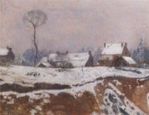 Paysage Sous La Neige by Georges Lemmen