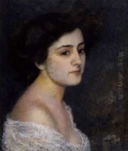 Jeune Fille En Decollete