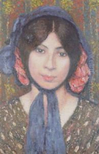 Le Chapeau Bleu by Georges Lemmen
