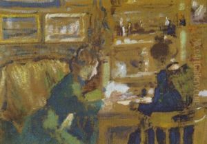 Interieur A Deux Personnages