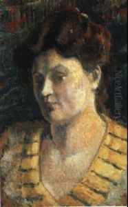 Femme A La Robe Jaune by Georges Lemmen