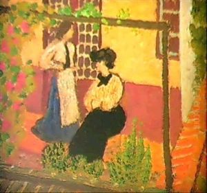 La Visite by Georges Lemmen