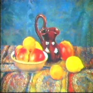 Nature Morte Aux Pommes Aux Oranges Et Aux Citrons by Georges Lemmen