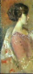 Jeune Femme De Profil