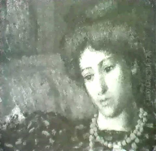 Femme Au Collier, (madame Lemmen)                           (vers 1908) - view 1