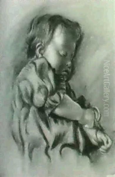 Enfant Endormi (pierre?) (vers 1898) - view 1