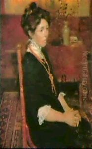 Jeune Femme Assise by Georges Lemmen