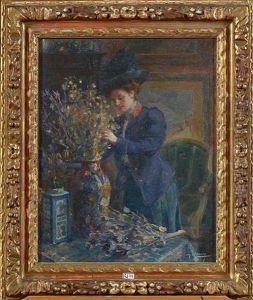 Les Chardons Bleus by Georges (Ferdinand) Lemmers