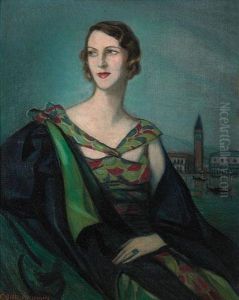 Dama En Venecia by Federico Beltran-Masses