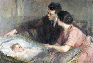 La Famille by Georges (Ferdinand) Lemmers